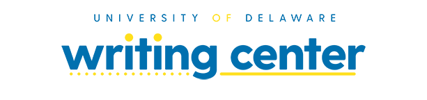 The University of Delaware Writing Center Logo